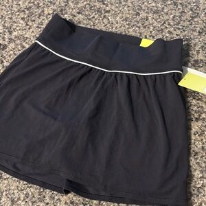 All in Motion Performance Skort with White Piping